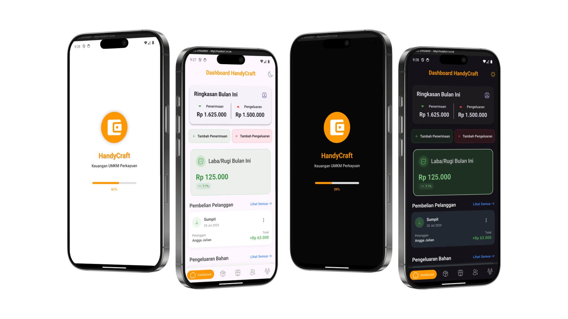 Aplikasi Keuangan UMKM - Rahmad HandyCraft