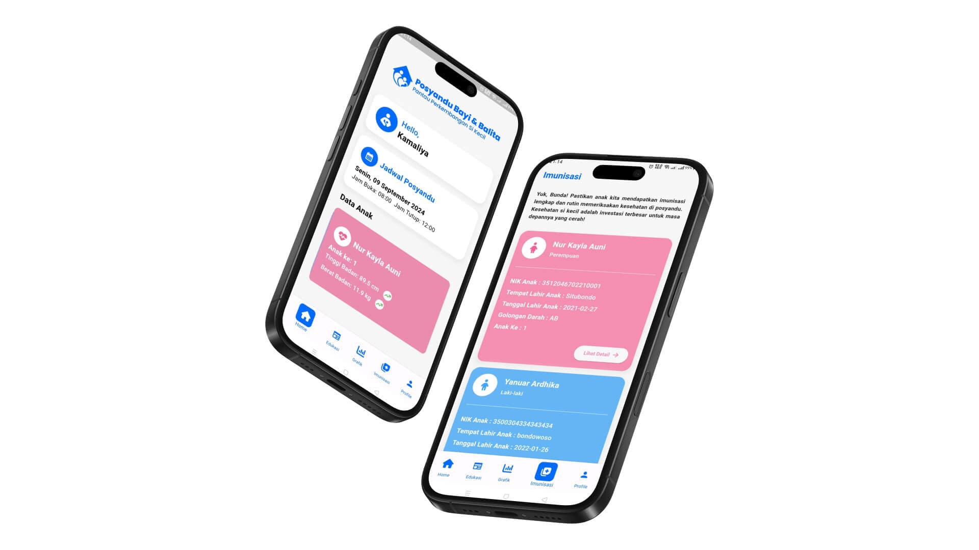 Sistem Manajemen Data Kesehatan Posyandu - Akses Orang Tua