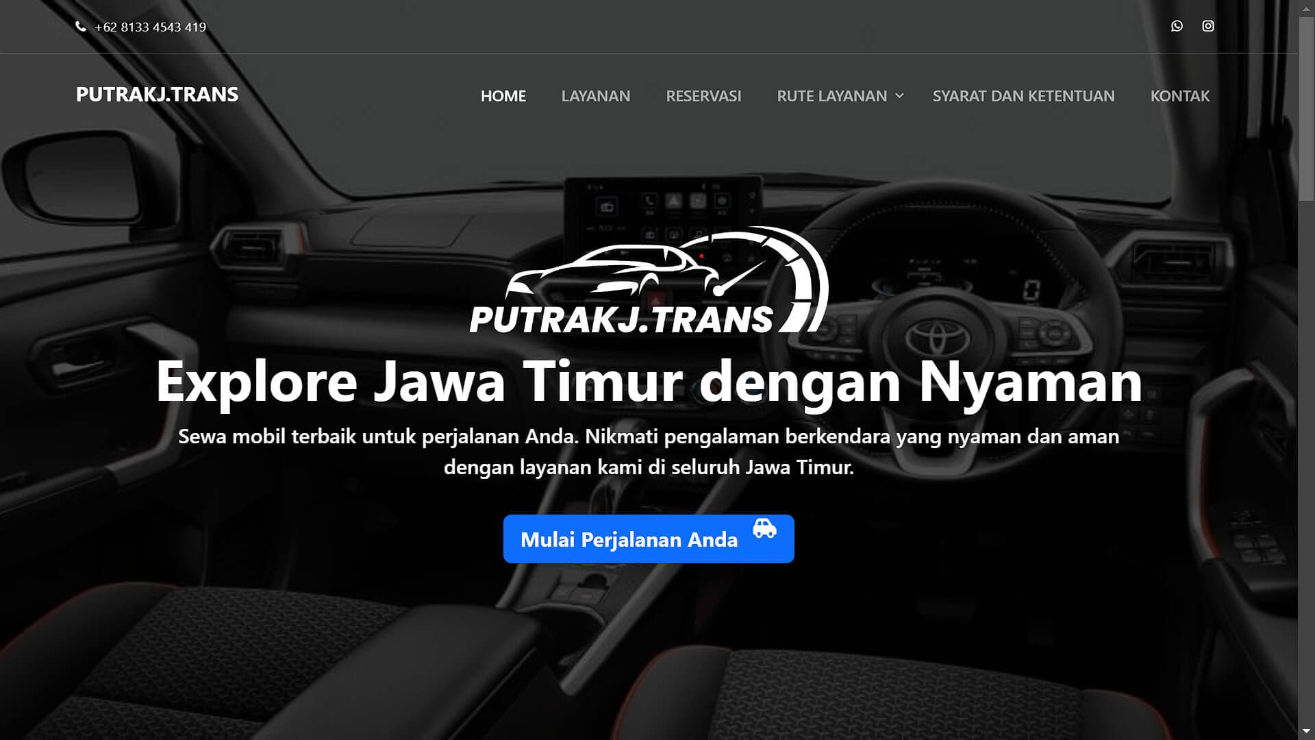 Website Travel - PutraKJ Trans