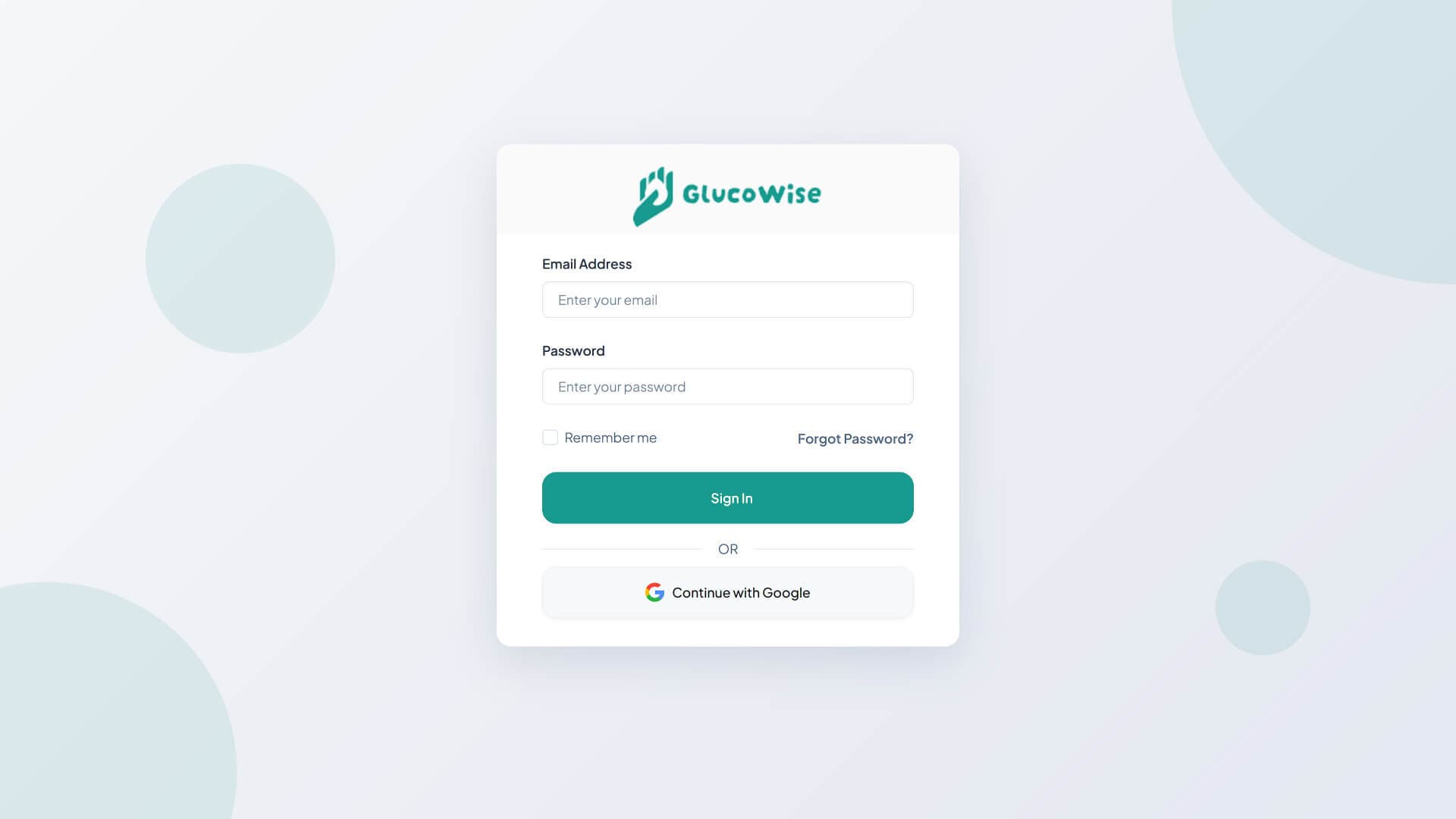 Website GlucoWise - Akses Tenaga Kesehatan